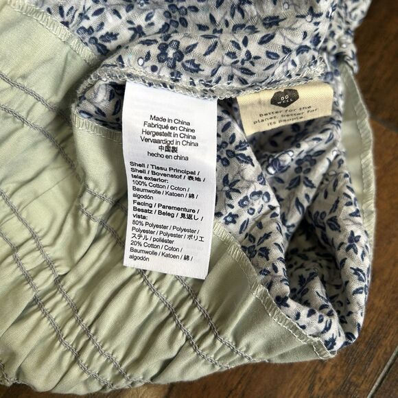 Madewell Smocked Pull-On Shorts in Florentine Floral Womens Medium Blue Airy - Picture 8 of 12